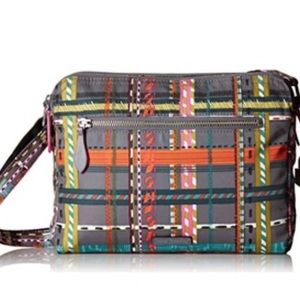 Like New Vera Bradley City Plaid MidTown Crossbody